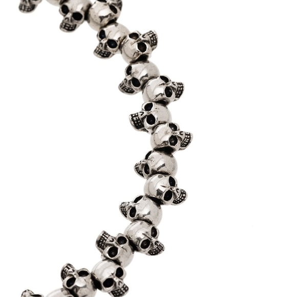 ALEXANDER MCQUEEN double skull braided rope bracelet adjustable - Picture 3 of 8